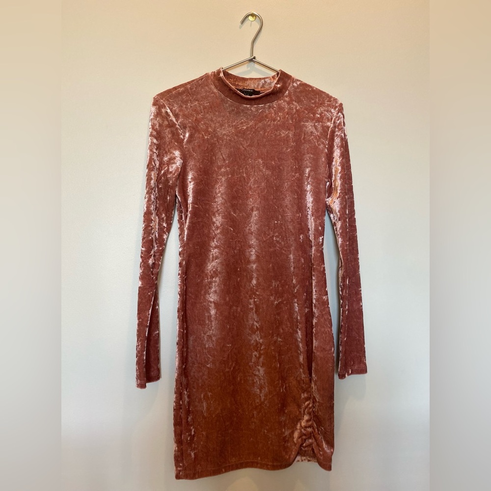 Forever 21 Pink velvet dress
